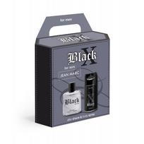 Rinkinys vyrams JEAN MARC X-Black Aftershave 100ml Deo 150ml
