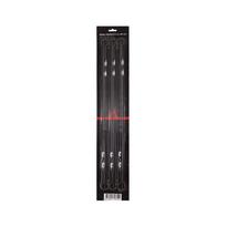 Nerūdijančio plieno kepimo iešmų rinkinys 60cm 6vnt.
