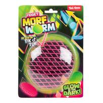 Žaislas Morf worm tamsiai švytintis
