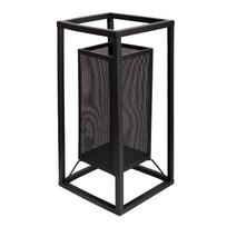 Žibintas Livio metalinis 20x20x40cm juoda