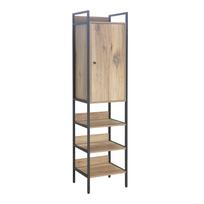 Vyno lentyna HANNES 44x40xH180cm Rustic melaminas