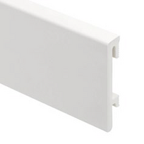 PVC grindjuostė BRAVO 95 2400*95*16 White