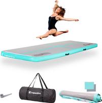 Pripučiamas mankštos kilimėlis INSPORTLINE Airstunt 300x100x10cm Baltas