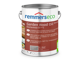 Atmosferos poveikiui atsparus matinis aliejus Remmers Garden Wood Oil [eco] sidabrinis pilkas 5 l