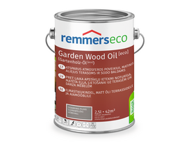 Atmosferos poveikiui atsparus matinis aliejus Remmers Garden Wood Oil [eco] grafito pilkas 2,5 l
