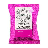 HOLLAND & BARRETT RASPBERRY & LIQUORICE kukurūzų spragėsiai, 21 g