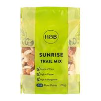 HOLLAND & BARRETT SUNRISE TRAIL MIX vaisių ir riešutų mišinys, 210 g