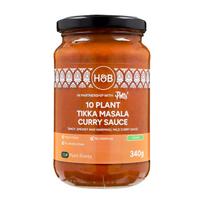 H&B 10 TIKKA MASALA augalinis kario padažas, 340 g