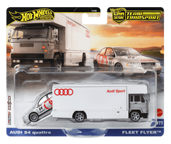Automodeliukas Vilkikas su automobiliu Hot Wheels FLF56