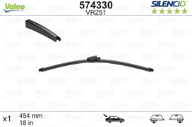 Valytuvai Valeo Silencio VW Multivan T5/T6