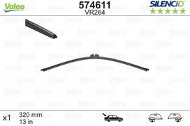 Valytuvai Valeo Silencio Audi, Mercedes-Benz VR264