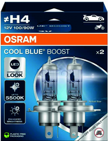 Lemputės OSRAM H4 100/90W 12V P43T COOL BLUE BOOST