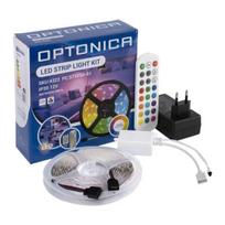 Led juostos komplektas 36W RGB su adapteriu ir pulteliu