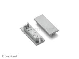 LED juostos profilio užbaigimo elementas VARIO30-01 Pilkas