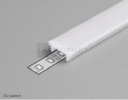 LED juostos profilio dangtelis K CLICK Baltas 2m