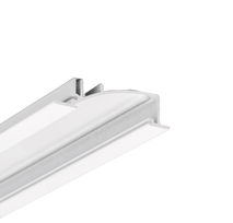 LED juostos profilis FLAT8 H/UX Balta 2m