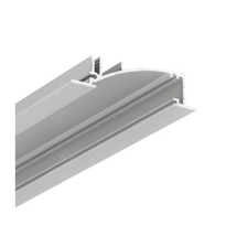 Led juostos profilis Flat8 H/UX Anoduotas aliuminis 2m
