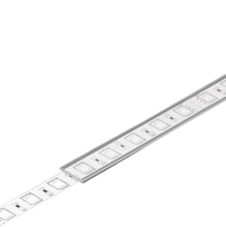 LED juostos profilio dangtelis A Skaidrus 2m