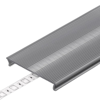 Led juostos profilio dangtelis C10 CLICK WIDE Skaidrus 3m