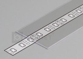 LED juostos profilio dangtelis G Skaidrus 2m