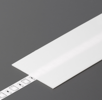 Led juostos profilio dangtelis G SLIDE baltas 2m