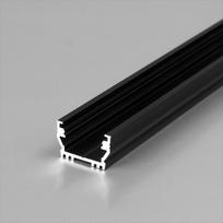 Led juostos profilis Uni12 Bcd/U Juodas
