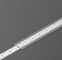 Led juostos profilio dangtelis BEGTON J Skaidrus 2m