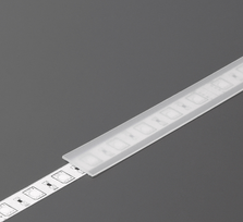 Dangtelis BEGTON J 3m LED juostos profilio, matinis