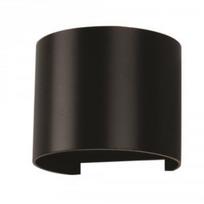 Led sieninis šviestuvas Juodas korpusas Apvalus IP65 3000K