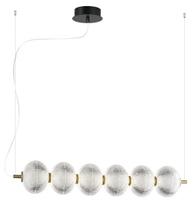 LED pakabinamas šviestuvas PELLUCID Bronzos spalva / Skaidri