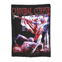 Cannibal Corpse Roko Grupės Prekės Antklodė Koralinis Vilnos Pliušas Sofai Sunkiojo Metalo Mėtomasis Antklodė Jaukus Šiltas Biurui Lovatiesės# 75X95CM pilka spalva