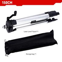 ONEVAN 1.2M/1.5M Lazerinio lygio trikojis Reguliuojamo aukščio laikiklis Sutvirtinta aliuminio prailginimo strypas Trikojis stovas Įrankis lazeriniam lygiui 1.5M Tripod