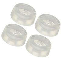 4Pcs Sewing Bed Cushion Soft PVC Plastic Elastic Clear Vibration Reduction Sewing Machine Cushion for Repair Replacement