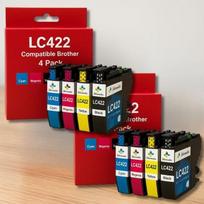 Pack of 8 Compatible BROTHER LC422XL Cartridges for Printers MFC J5340DW, J5345DW, J5740DW, J6540DW, J6940DW