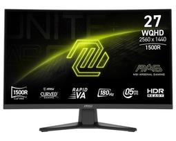LCD Monitor|MSI|MAG 275CQF E18|27"|Gaming/Curved|Matte|Panel VA|2560x1440|16:9|180Hz|0.5 ms|Colour Black|MAG275CQFE18