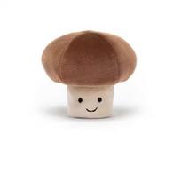 Britiška gyva grybuko lėlė vaikų žaislas modeliavimas mažas grybukas shiitake grybas pliušinė raminanti lėlė 10cm【0.03kg】