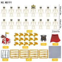 MOC Skull Legion Soldier Minifigures Building Block Toys