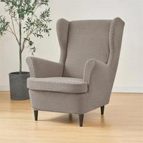 T Žakardinė sparnuota kėdės užvalkalas Tampri spandex sparnuotos kėdės užvalkalas su sėdynės pagalvėlės užvalkalu Armchair Slipcovers Sofa Slipcovers