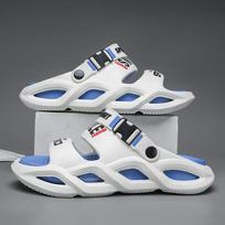 New Men's Massage Slippers Indoor Outdoor Sandals Beach Comfortable Soft Slides Clogs Casual Shoes Men Women Home Slippers 38-39