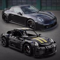 Kiekvienas 1655 vnt. 1:10 Naujų 2024 RC Klasikinių Vokietija 2019 Sportinių Automobilių LED Statybiniai Blokeliai Miesto Nuotolinio Valdymo Lenktyninis Automobilis Plytos Žaislai Berniukui