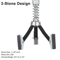Three-Jaw Cylinder Sander Inner Diameter Grinder Steel Car Engine Brake Cylinder Bore Hone Tool Flexible Shaft Honing