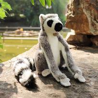 Gyvos Lemuro Pliušinės Žaislinės Įdarytas Gyvūnas Lėlė Dekoracija Nauja Ilgarankė Beždžionėlė Lėlės Berniukams Mergaitėms Gimtadienio Žaislas Dovana 28cm