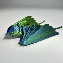 Paukščio modelis, gradiento spalvos, lietaus kregždė, 3D spausdinimas, rankų žaislas, modelis, lankstomi sąnariai, namų dekoracija, namų stalo amatai, ornamentai