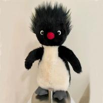 Keptas pingvinas Britų lėlė Sprogstanti galva Ronnie Šokinėjantis akmuo Pliušinis raminantis žaislas Pingvinų gyvūnai 22cm