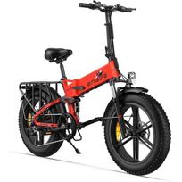 Sulankstomas elektrinis dviratis - ENGWE - ENGINE X - Nuimama 48 V 13 Ah baterija - Nuvažiuojamas atstumas 120 km - Raudonas raudona