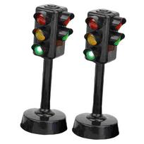 2 vnt. Vaidmenų žaidimas Šviesoforo pėsčiųjų perėjos signalų žaidimas Vaikų eismo apsimetinėja Žaislas šviesoforo žaislas Vaikų įgūdžių lavinimo žaislas