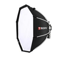 TRIOPO Naujausias CSoftbox Aštuonkampis Skėčio Šviesdėžė Skirta Godox AD200 V1 Speedlite Blykstės Šviesai Fotografijos Studijos Priedai