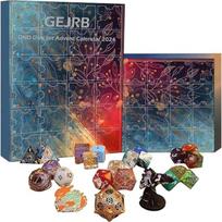 Dungeons Dragons Kauliukų Advento Kalendorius 2025 24 Dienų Atgalinės Ataskaitos Iki Kalėdų Rinkinys A