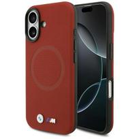 Dėklas iPhone 17 BMW M FW su metaliniu logotipu raudonas – patikimas pasirinkimas