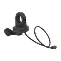E Bike Right Finger Thumb Throttle Good Contact Waterproof Joint Thumb Throttle Speed Control for Electric Scooter black